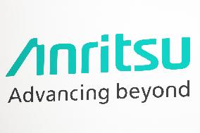 Anritsu signboard and logo